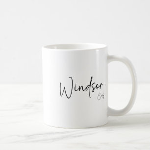 Windsor California Ca Retro Coffee Mug