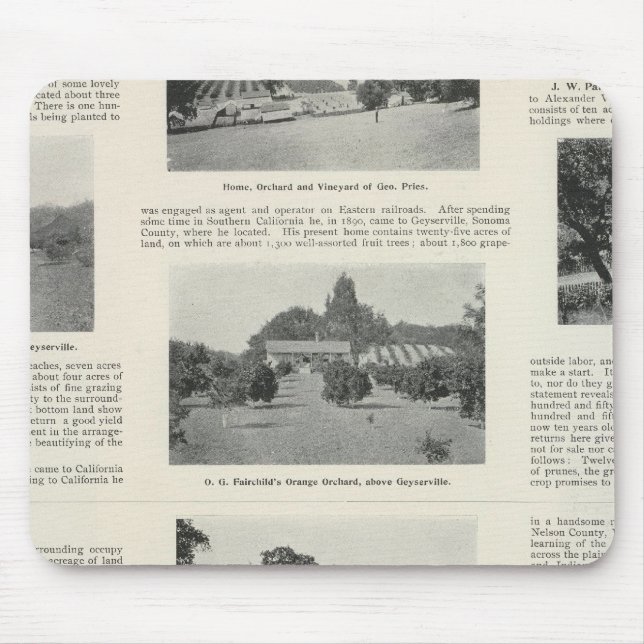 Windsor, California Mouse Pad (Front)