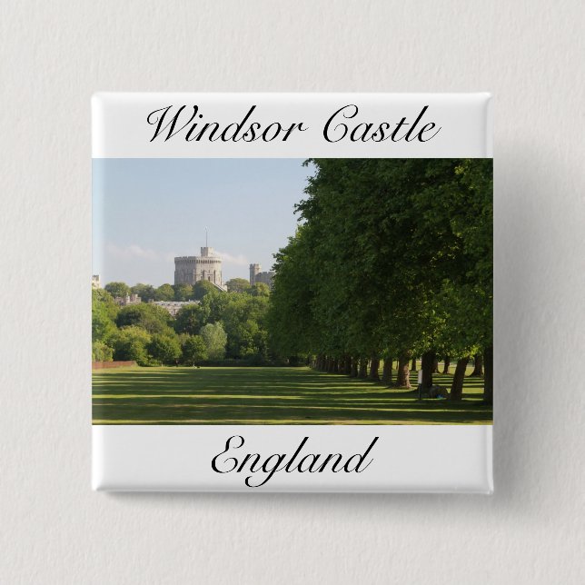 Windsor Castle 15 Cm Square Badge (Front)
