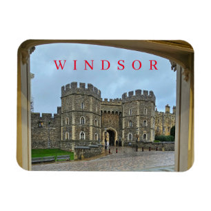 Windsor Castle framed view fridge magnet