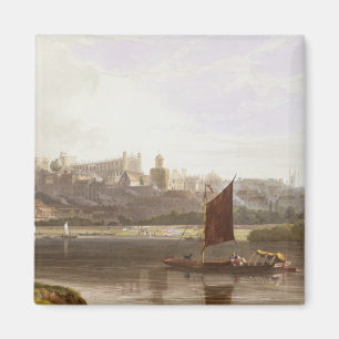 Windsor Castle from the River Meadow on the Thames Magnet
