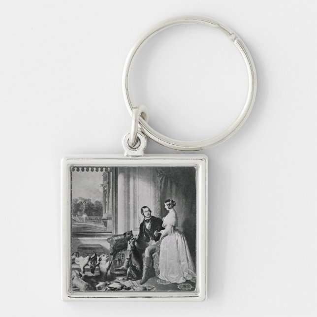 Windsor Castle in modern times Key Ring (Front)