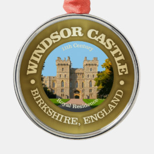 Windsor Castle Metal Ornament