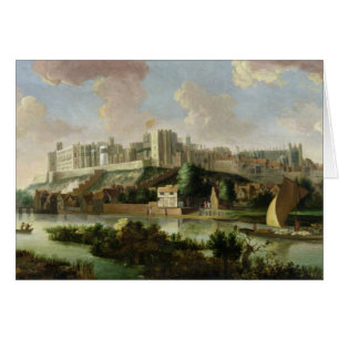 Windsor Castle seen from the Thames, c.1700 (oil o