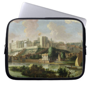 Windsor Castle seen from the Thames, c.1700 (oil o Laptop Sleeve