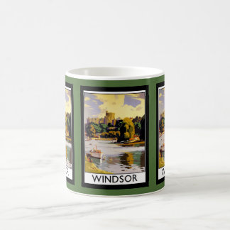 Windsor Castle Vintage Travel  Poster Coffee Mug