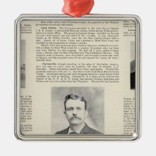 Windsor, Fulton, California Metal Ornament