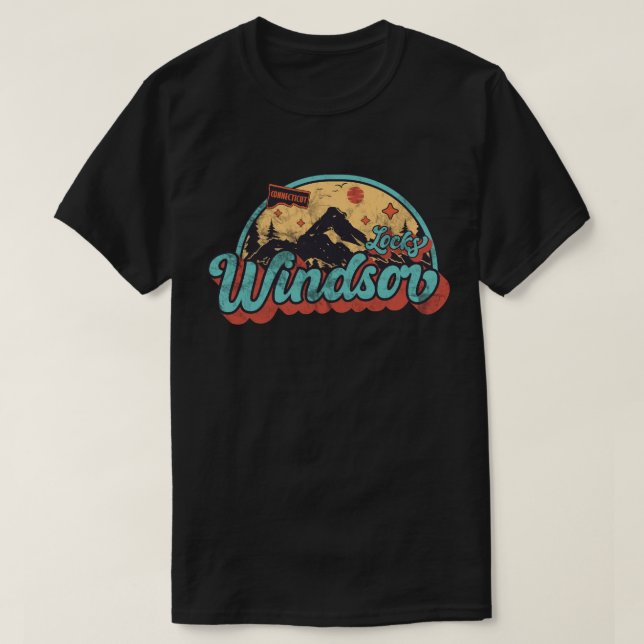 Windsor Locks, Connecticut T-Shirt (Design Front)