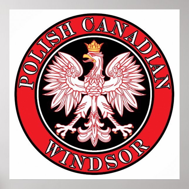Windsor Polish Canadian Eagle Poster (Front)