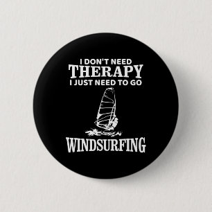 Windsurf 6 cm round badge