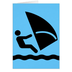 Windsurf Symbol Card