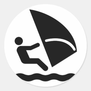 Windsurf Symbol Sticker
