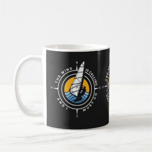 Windsurf, the wind is calling and I must go Coffee Mug