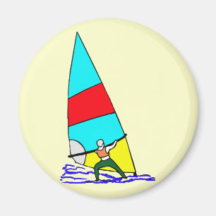 Windsurf Vivid Colours Magnet