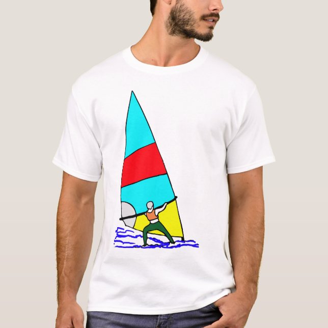 Windsurf Vivid Colours T-Shirt (Front)