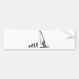 Windsurfer Bumper Sticker