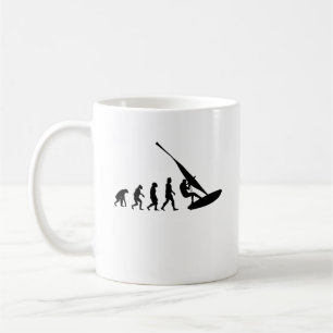Windsurfer Evolution Windsurfing Surfer Windsurf Coffee Mug