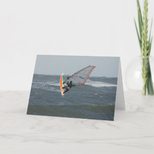 Windsurfer - North Jytland, Denmark Card