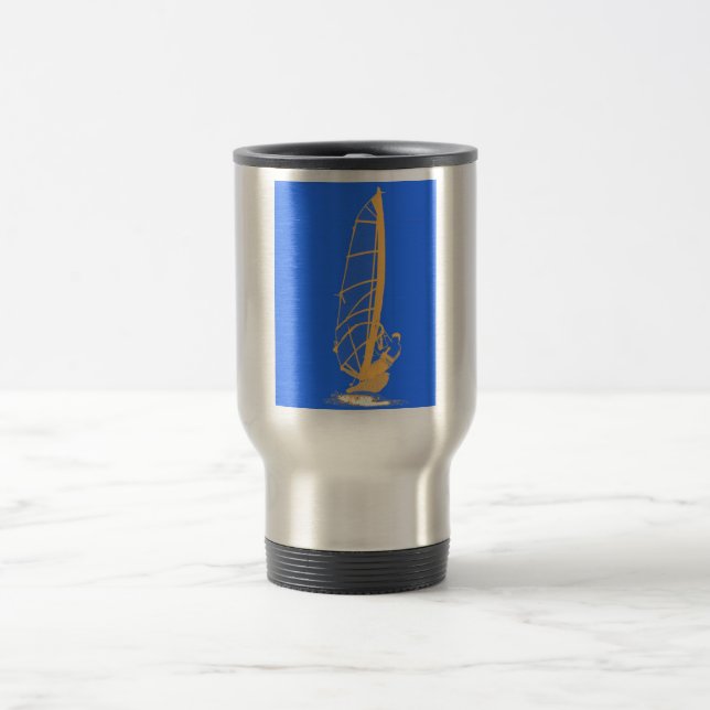 windsurfer travel mug (Center)