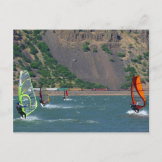 Windsurfers at Hood River Postcard