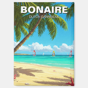 Windsurfers in Bonaire Dutch Caribbean Magnet