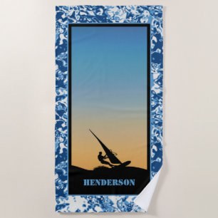Windsurfing  beach towel