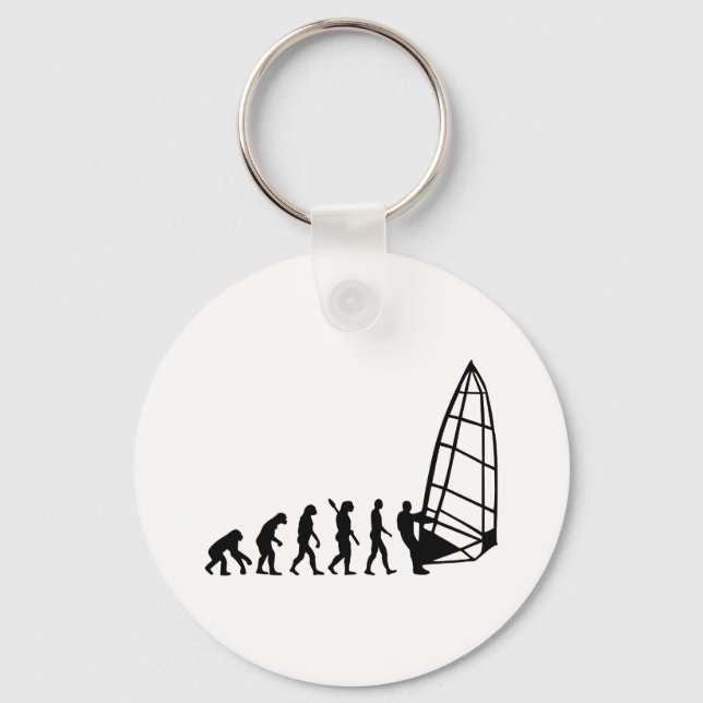 Windsurfing evolution key ring (Front)