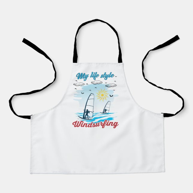 Windsurfing Is My Life Style Apron (Front)