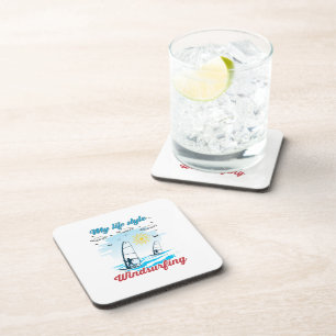 Windsurfing Is My Life Style Coaster