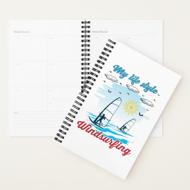 Windsurfing Is My Life Style Planner (Display)