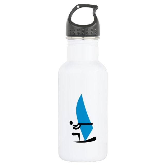 Windsurfing logo 532 ml water bottle (Front)