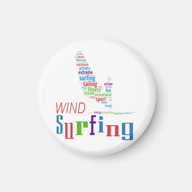 Windsurfing Magnet (Front)