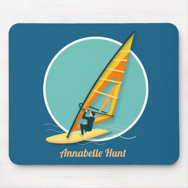 Windsurfing Mouse Pad (Front)