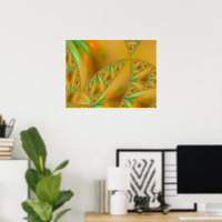 Windsurfing Sierpinski Triangle Fractal Art Print