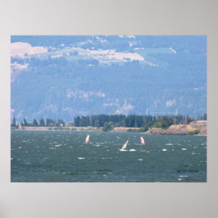 Windsurfing the Gorge Poster