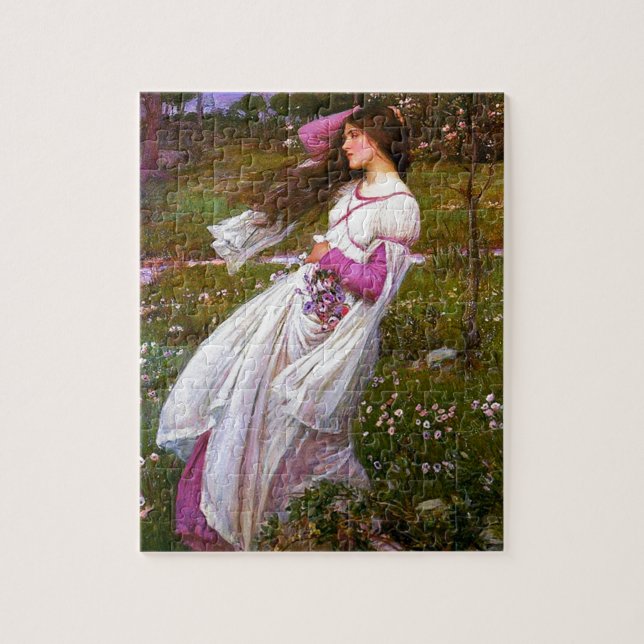 Windswept by John William Waterhouse Jigsaw Puzzle (Vertical)