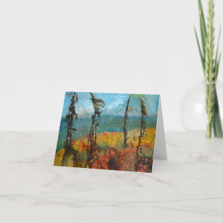 Windswept Pines Card