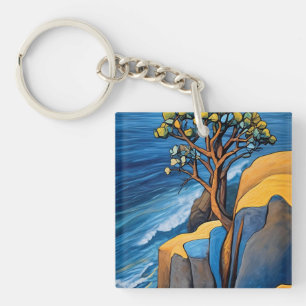 Windswept Serenity Key Ring