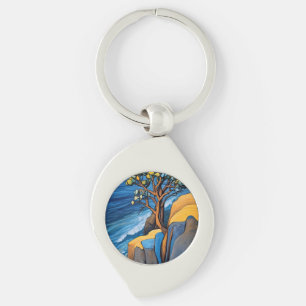 Windswept Serenity Key Ring