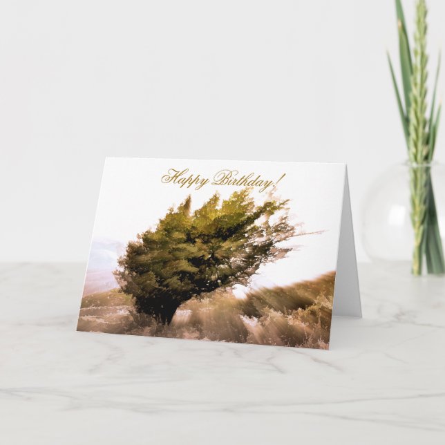 WINDSWEPT TREE CARD (Front)