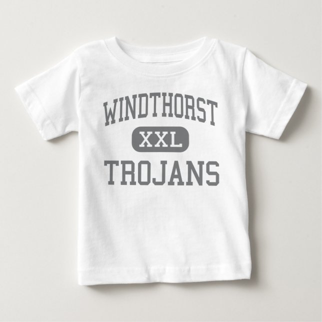 Windthorst - Trojans - High - Windthorst Texas Baby T-Shirt (Front)