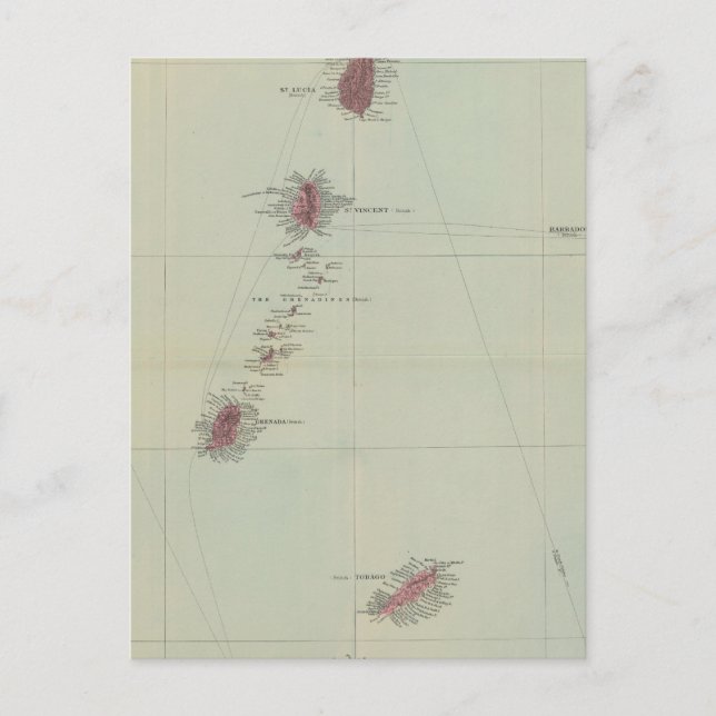 Windward Islands 2 Postcard (Front)