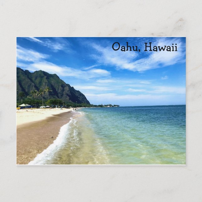 Windward Oahu Beach Postcard (Front)