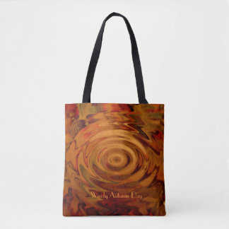 Windy Autumn Day Tote Bag