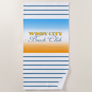 Windy City Beach Club Beach Towel