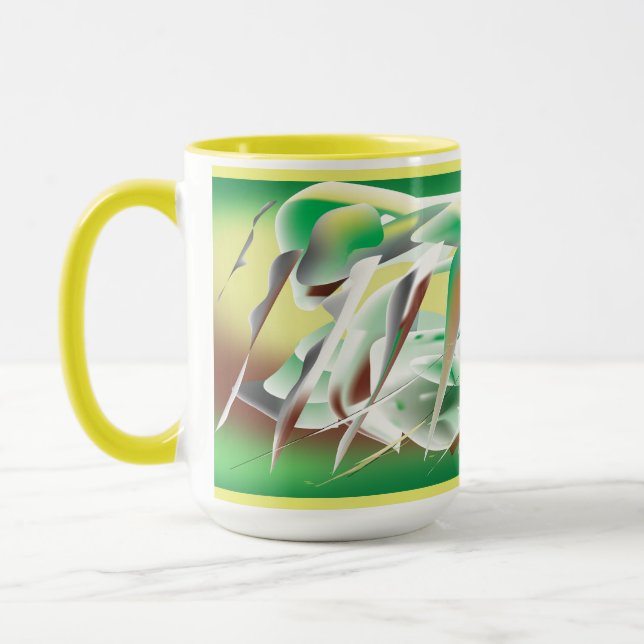 Windy Cold Day in Winter Mug (Left)
