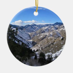 Windy Saddle Park, Golden, Colorado Ceramic Ornament