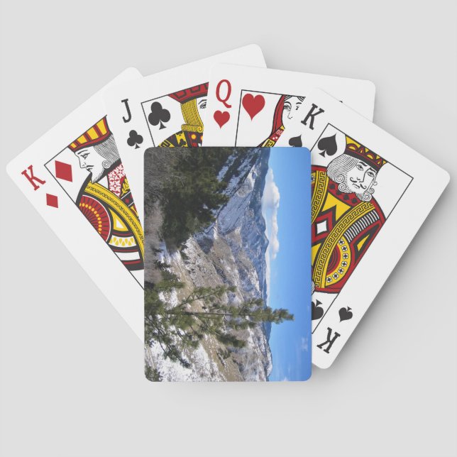 Windy Saddle Park, Golden, Colorado Playing Cards (Back)