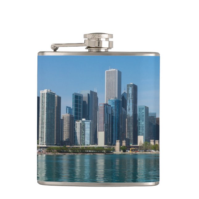 Windy Sailing Hip Flask (Front)