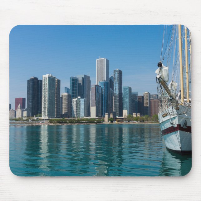 Windy Sailing Mouse Pad (Front)